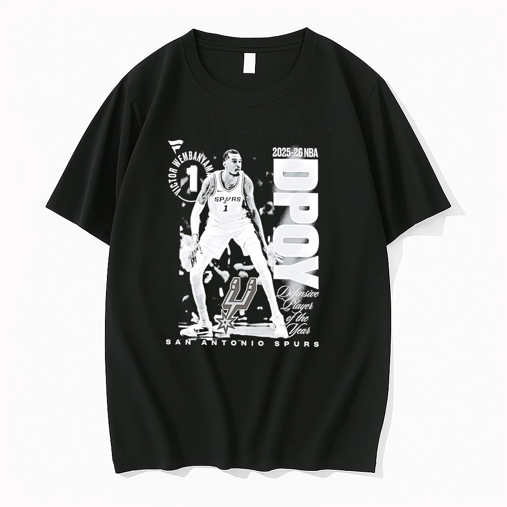Victor Wembanyama San Antonio Spurs 2025 26 Nba Defensive Player Of The Year Legacy Shirts