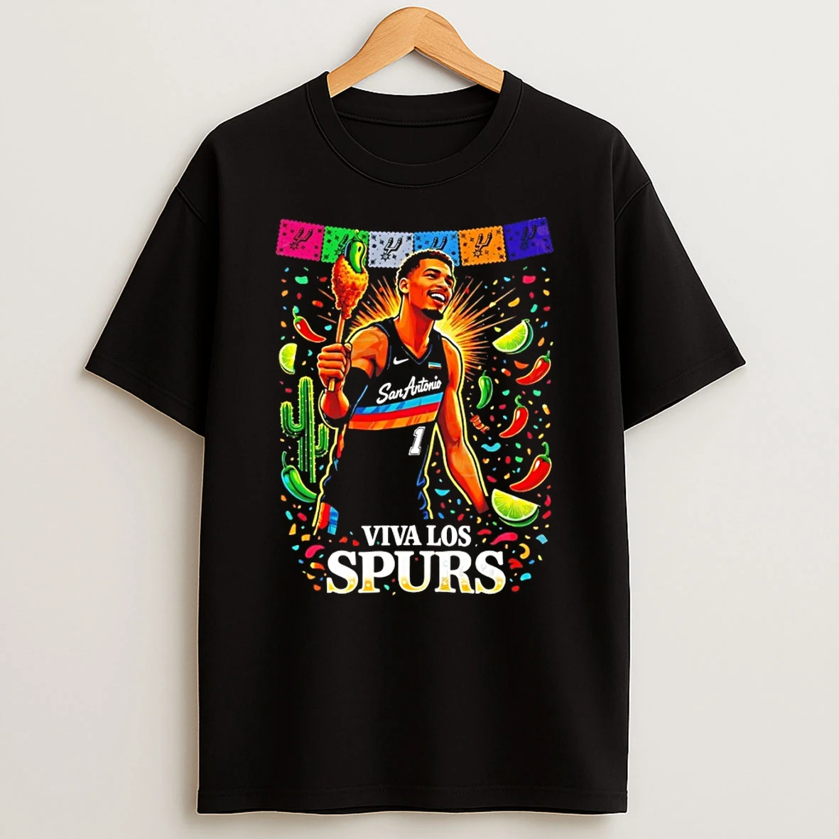 Victor Wembanyama San Antonio Spurs Basketball Viva Los Spurs Nba Shirts