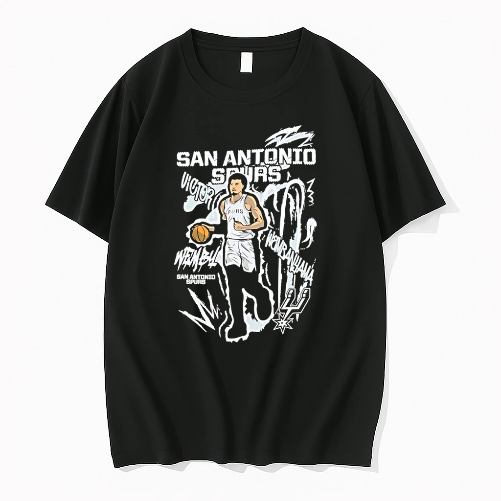 Victor Wembanyama San Antonio Spurs Chalked Up Art Graphic Shirts