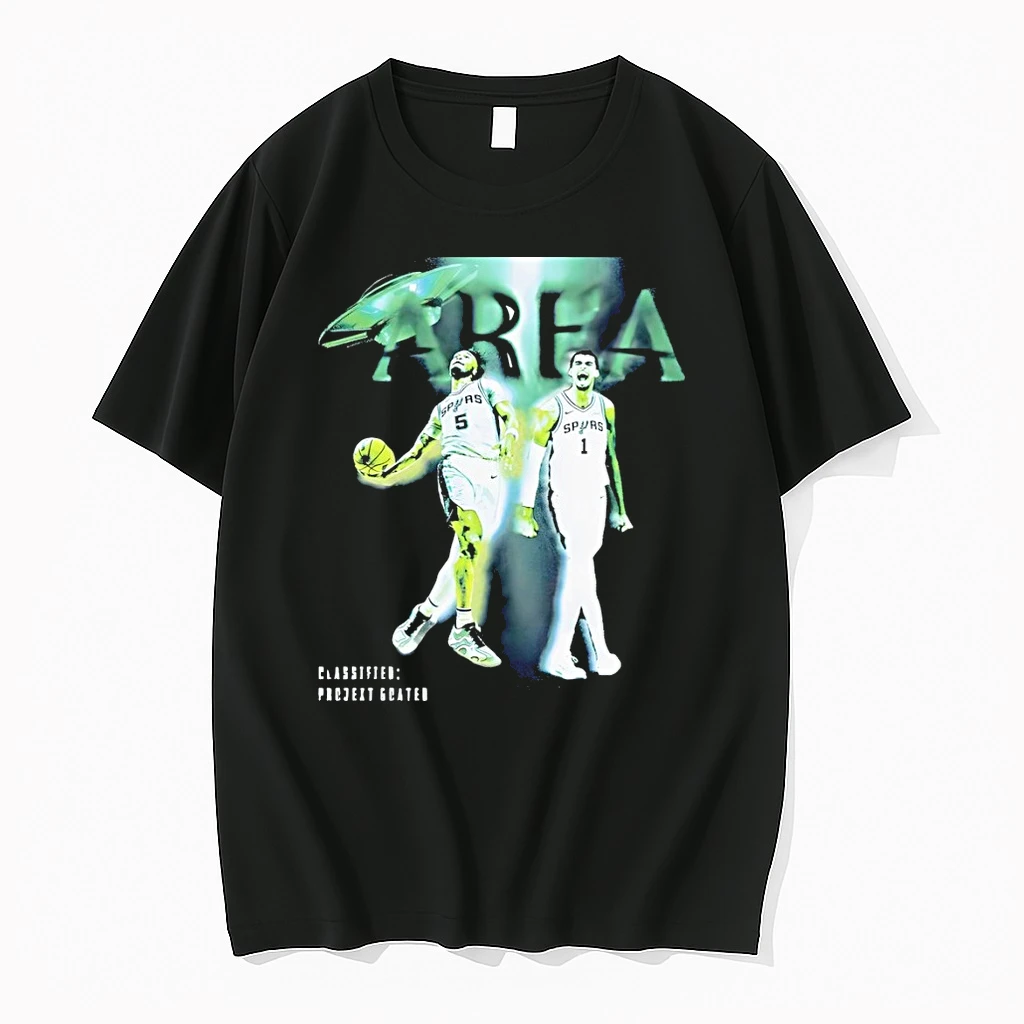 Victor Wembanyama And Stephon Castle San Antonio Spurs Basketball Ufo Area Shirts
