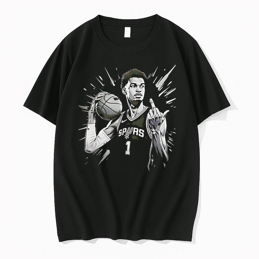 Victor Wembanyama Middle Finger San Antonio Spurs Basketball The Young Of Hype Shirts
