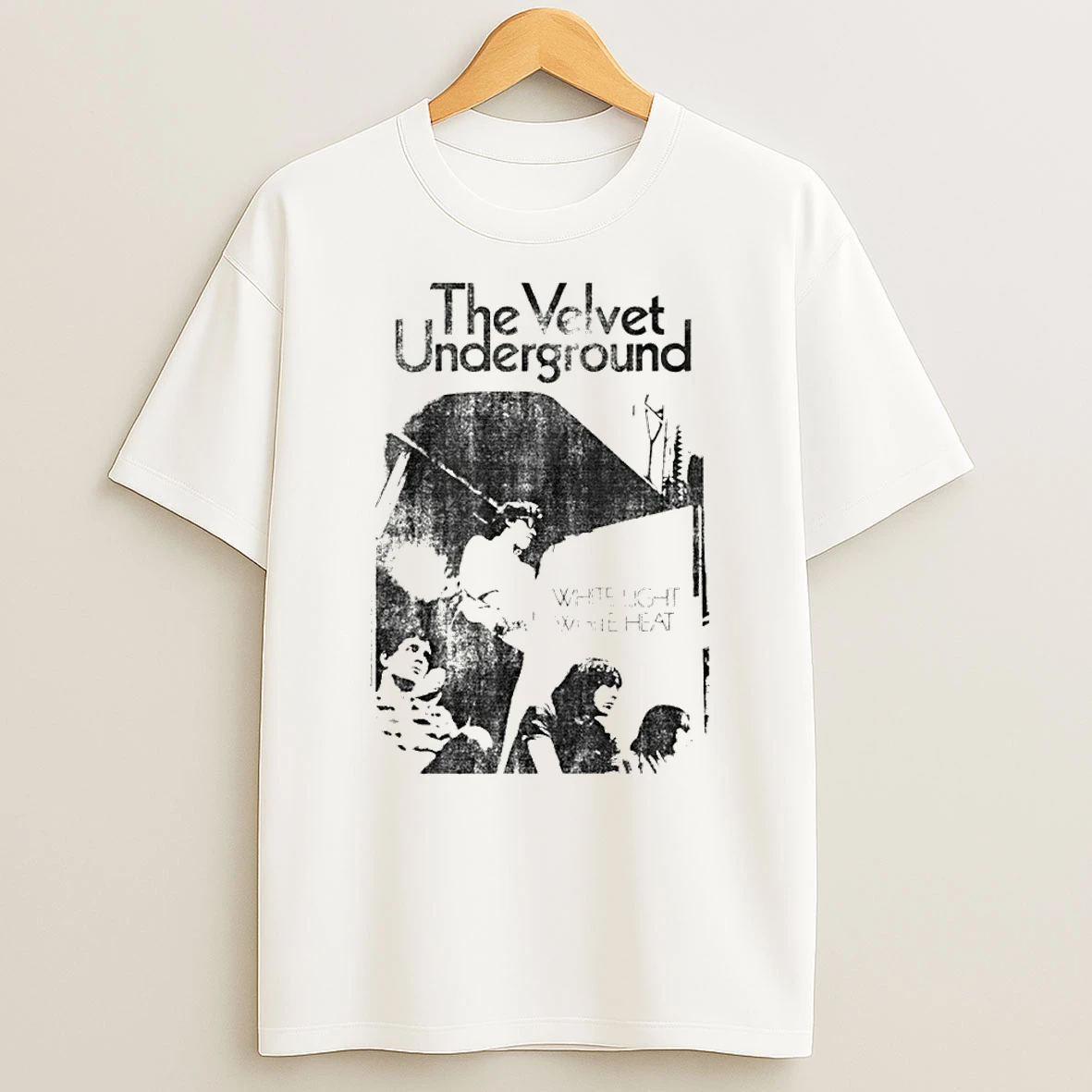 Vintage Velvet Underground White Light White Heat Graphic Shirts