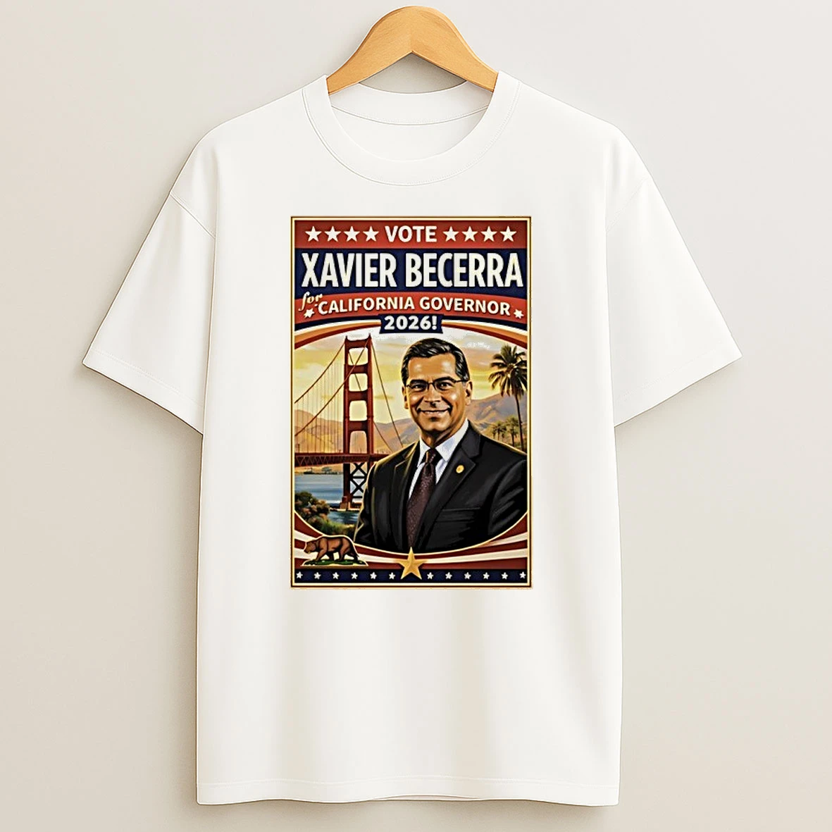 Vote Xavier Becerra For California Governor 2026 Shirts