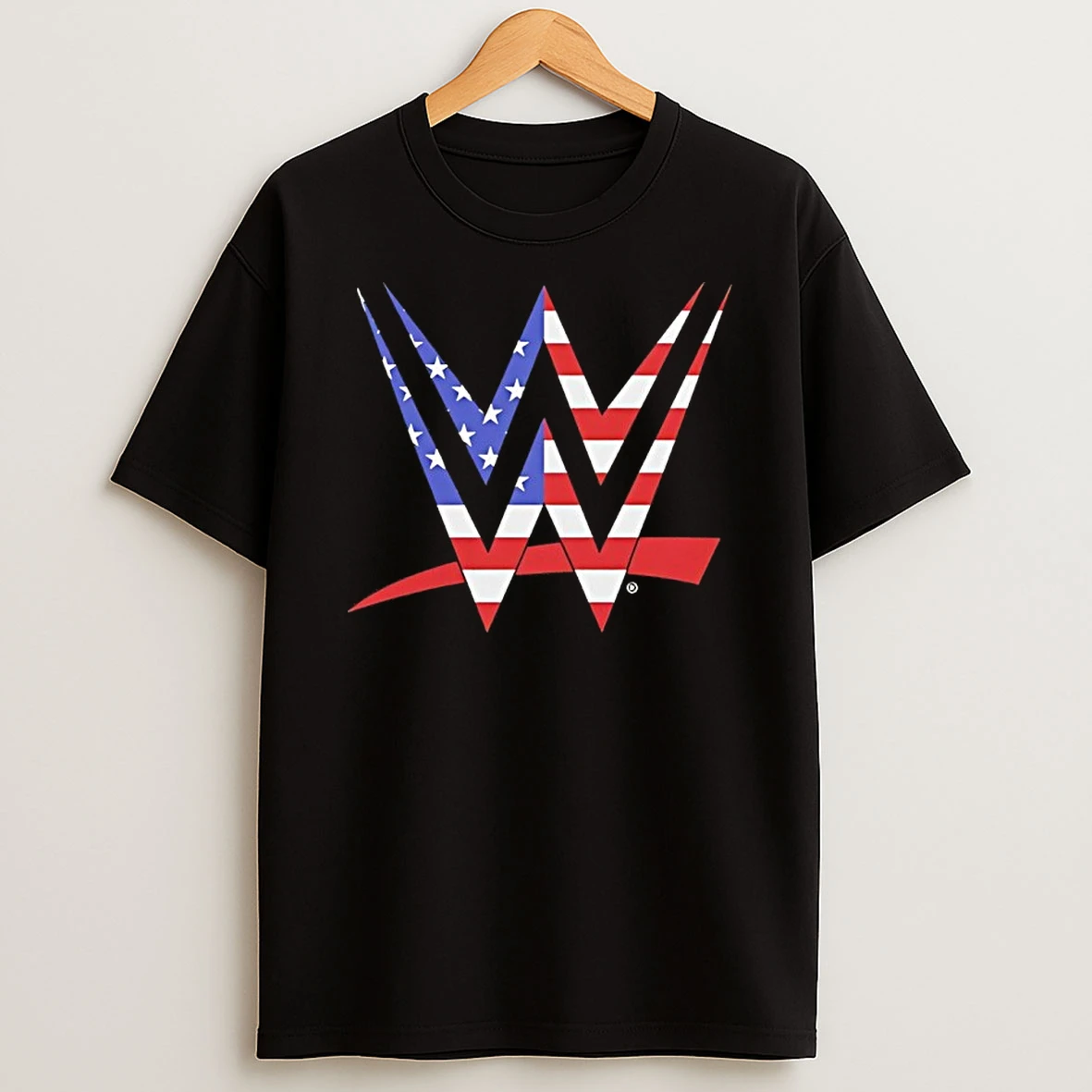 Wwe Logo American Flag Shirts