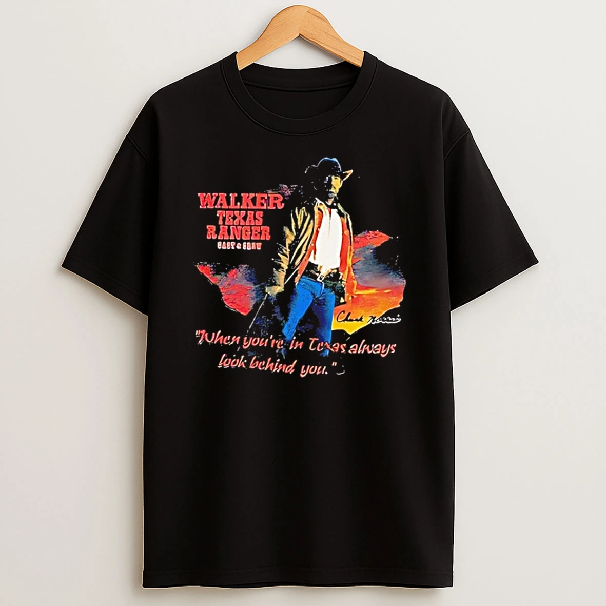 Walker Texas Ranger Chuck Norris Vintage Shirts