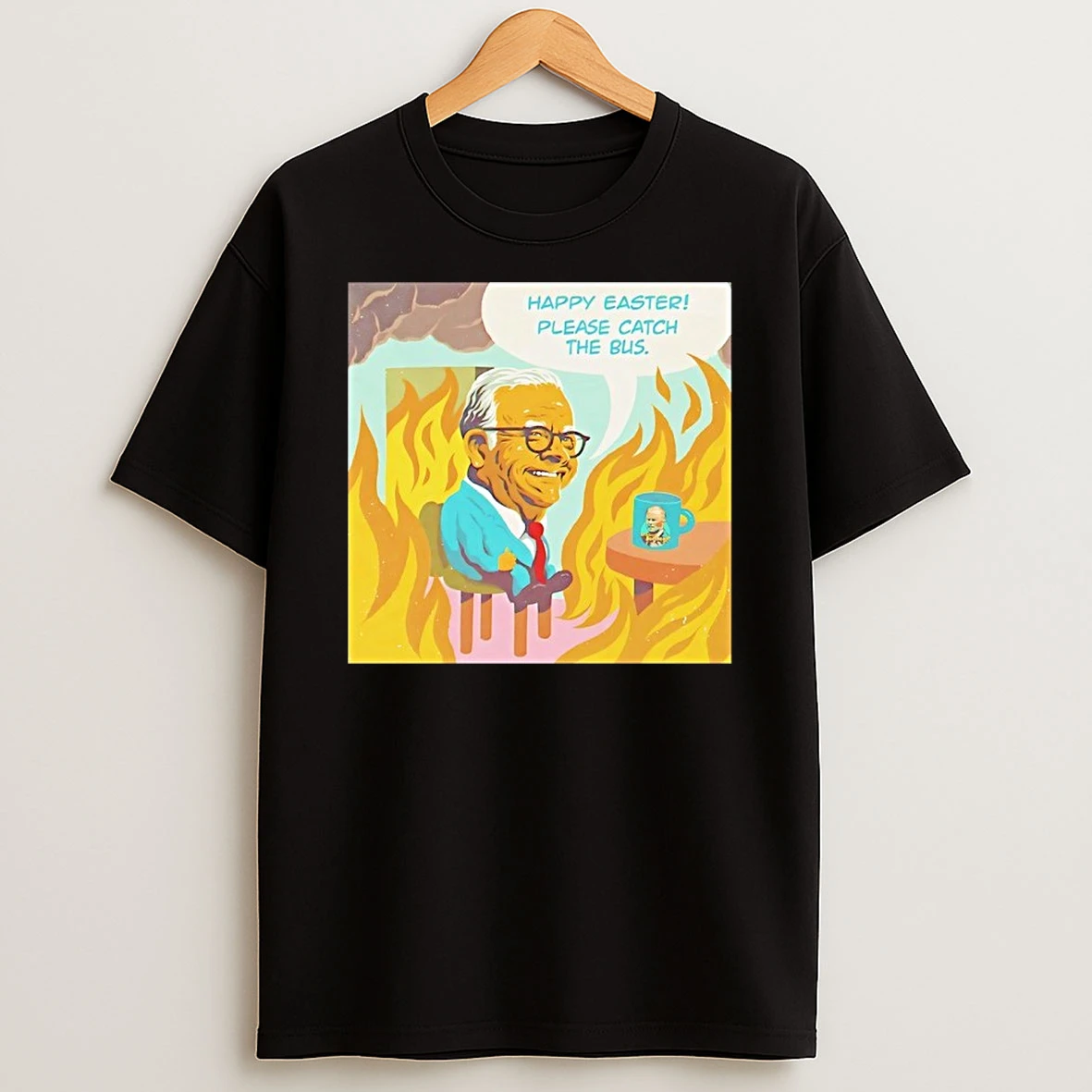 Warren Buffett Happy Easter Please Catch The Bus Shirts