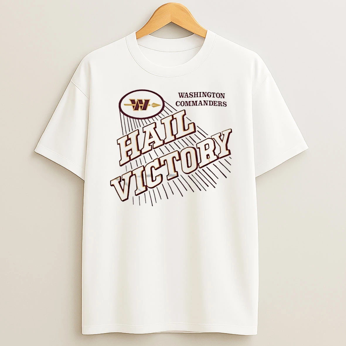 Washington Commanders 2026 Hail Victory Logo Shirts