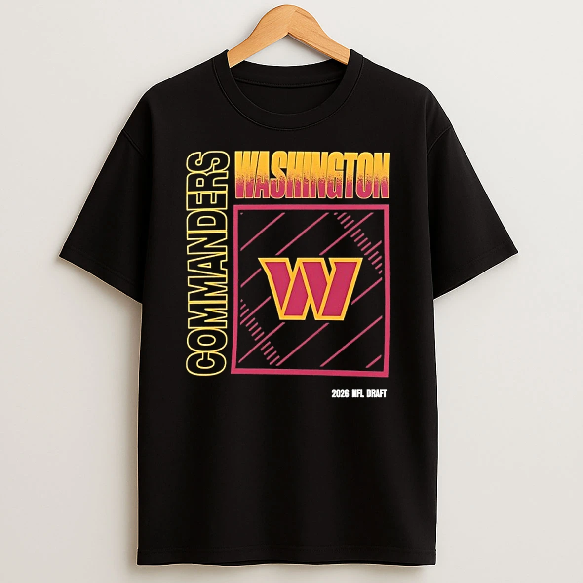 Washington Commanders 2026 Nfl Draft Logo Graphic Shirts