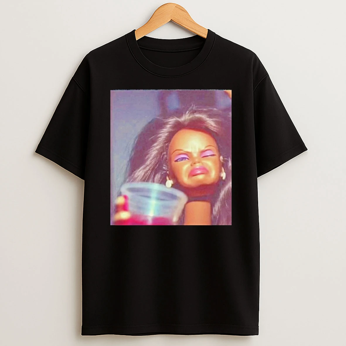 Weird Doll Face Meme Graphic Shirts