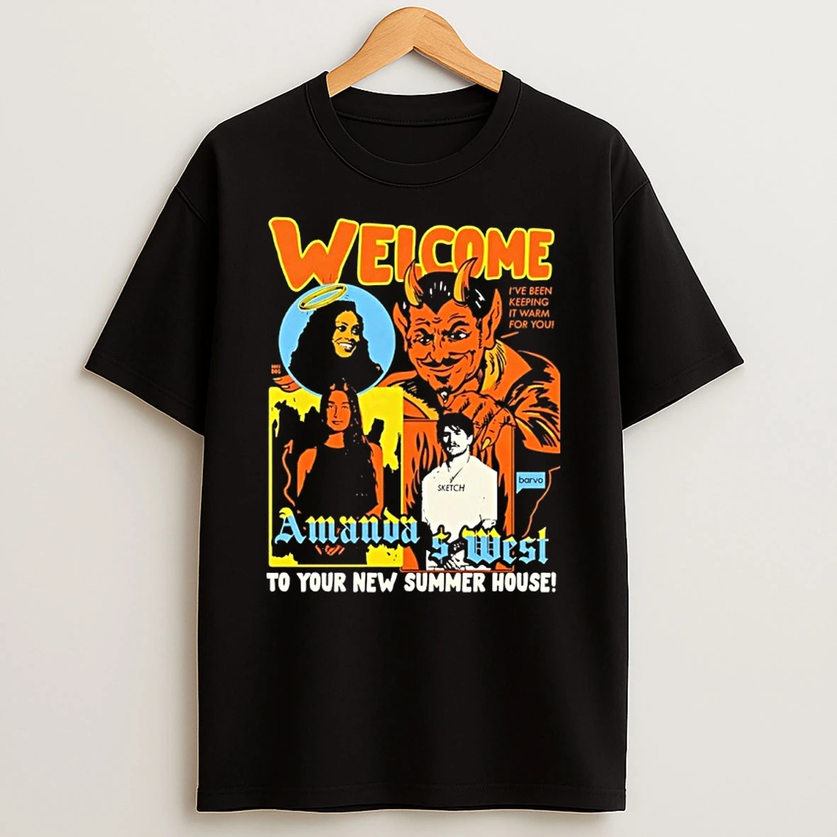 Welcome Amanda West To Your New Summer House Cartoon Shirts