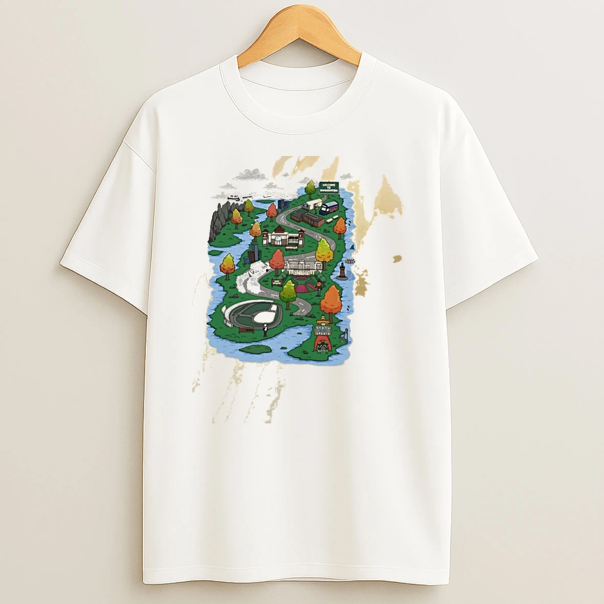 Welcome To Binghamton Roadmap Giants Nation Shirts
