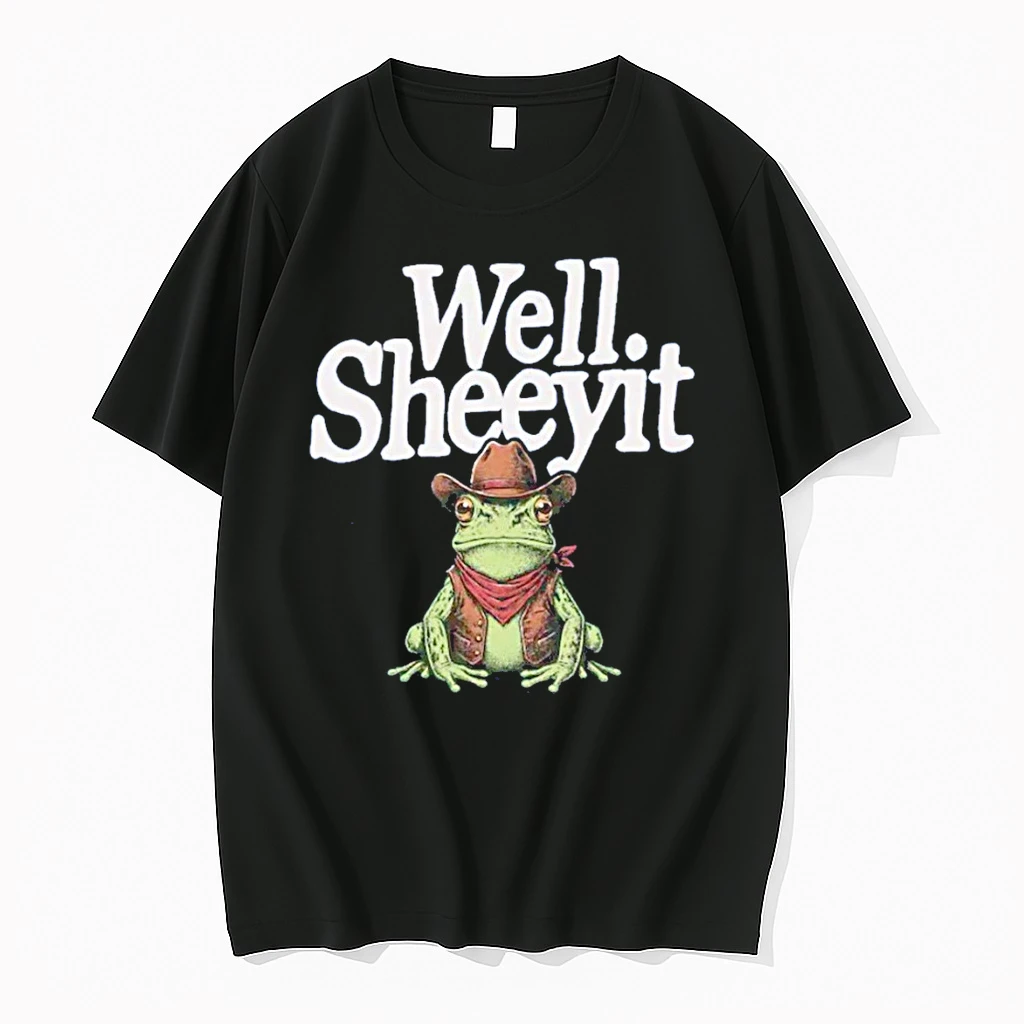 Well Sheeyit Funny Country Humor Frog Meme Shirts