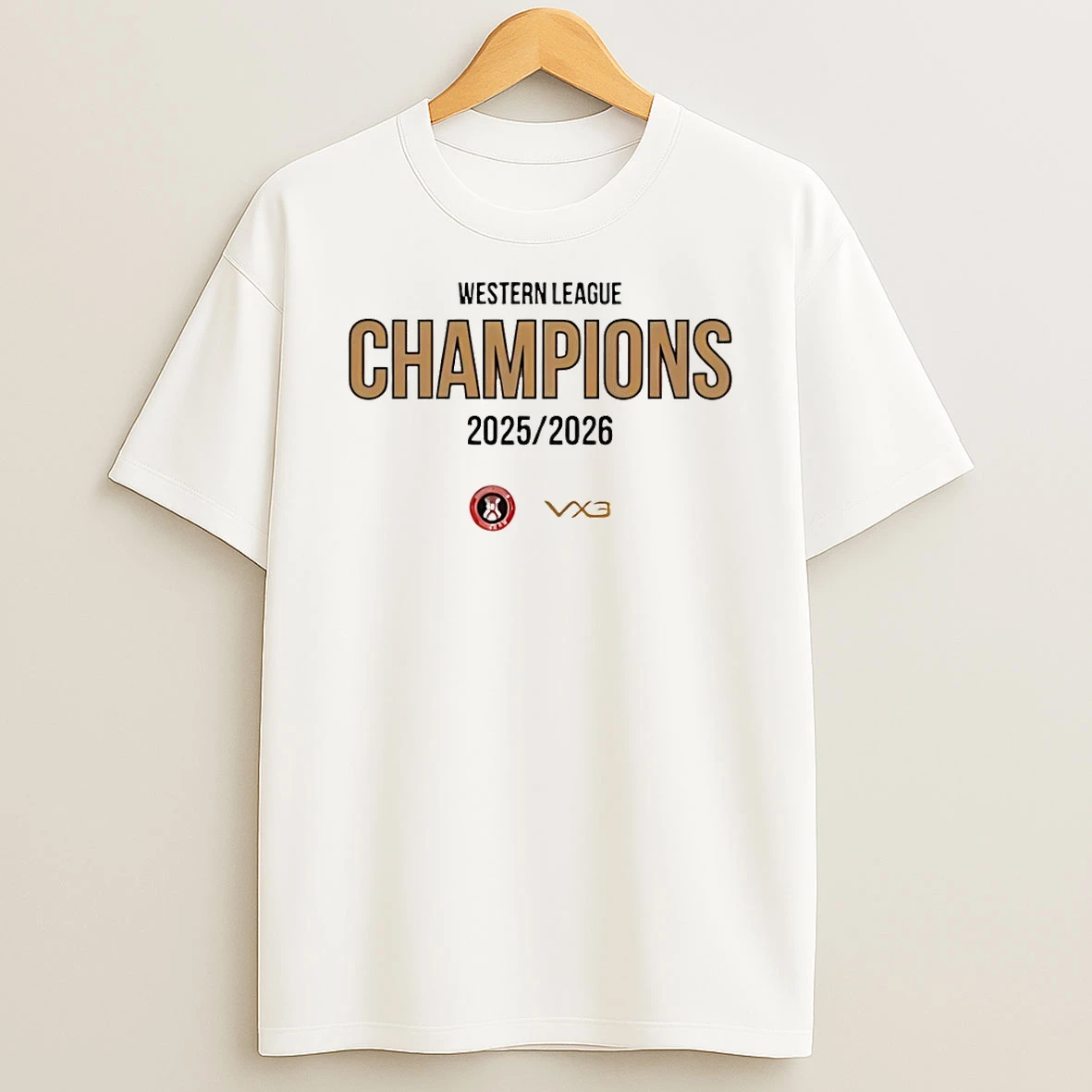 Western League Champions 2025 2026 Vx3 Shirts