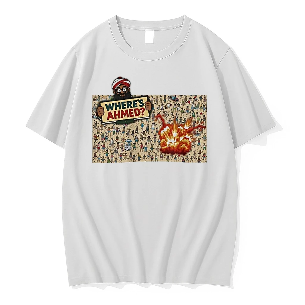 Wheres Ahmed Wheres Waldo Parody Shirts