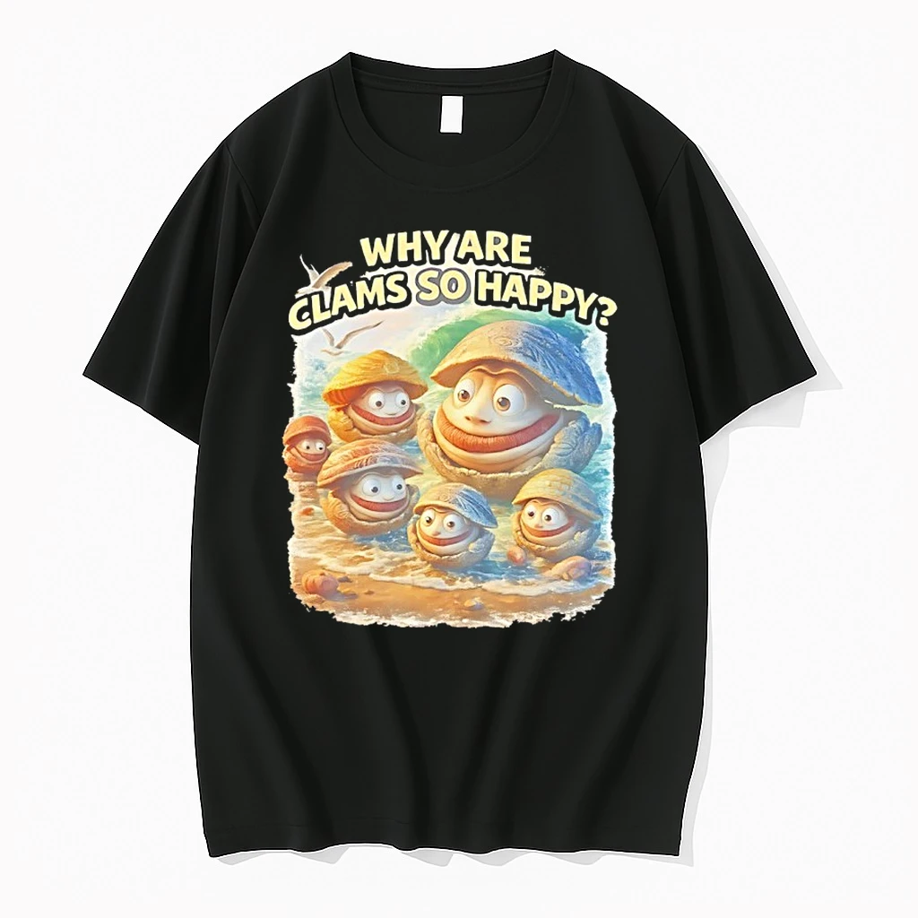 Why Are Clams So Happy Art Shirts