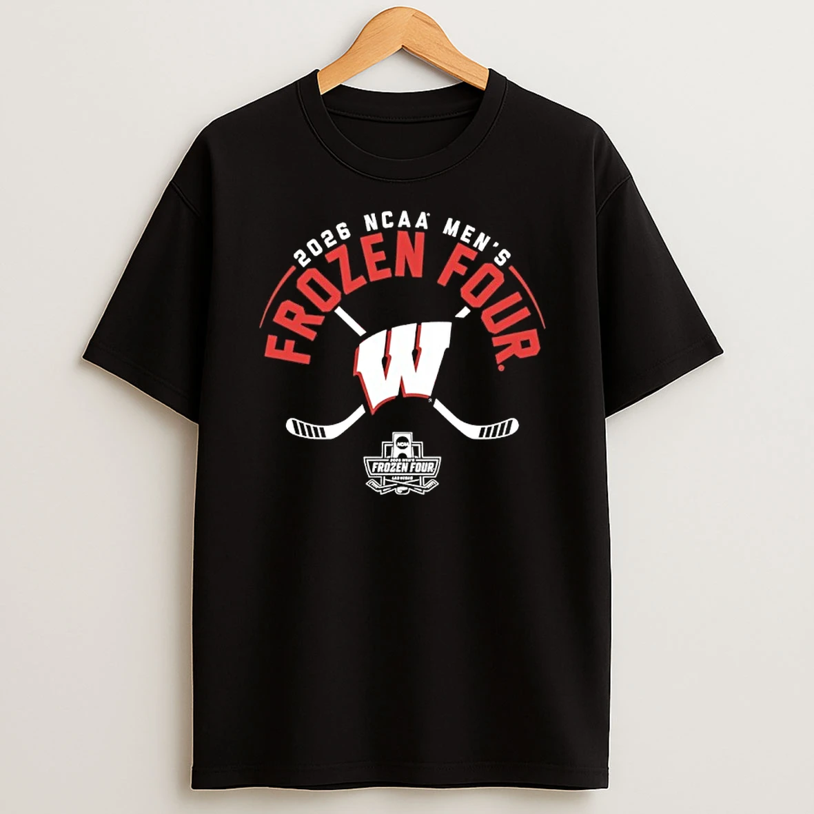 Wisconsin Badgers 2026 Ncaa Mens Hockey Frozen Four Shirts