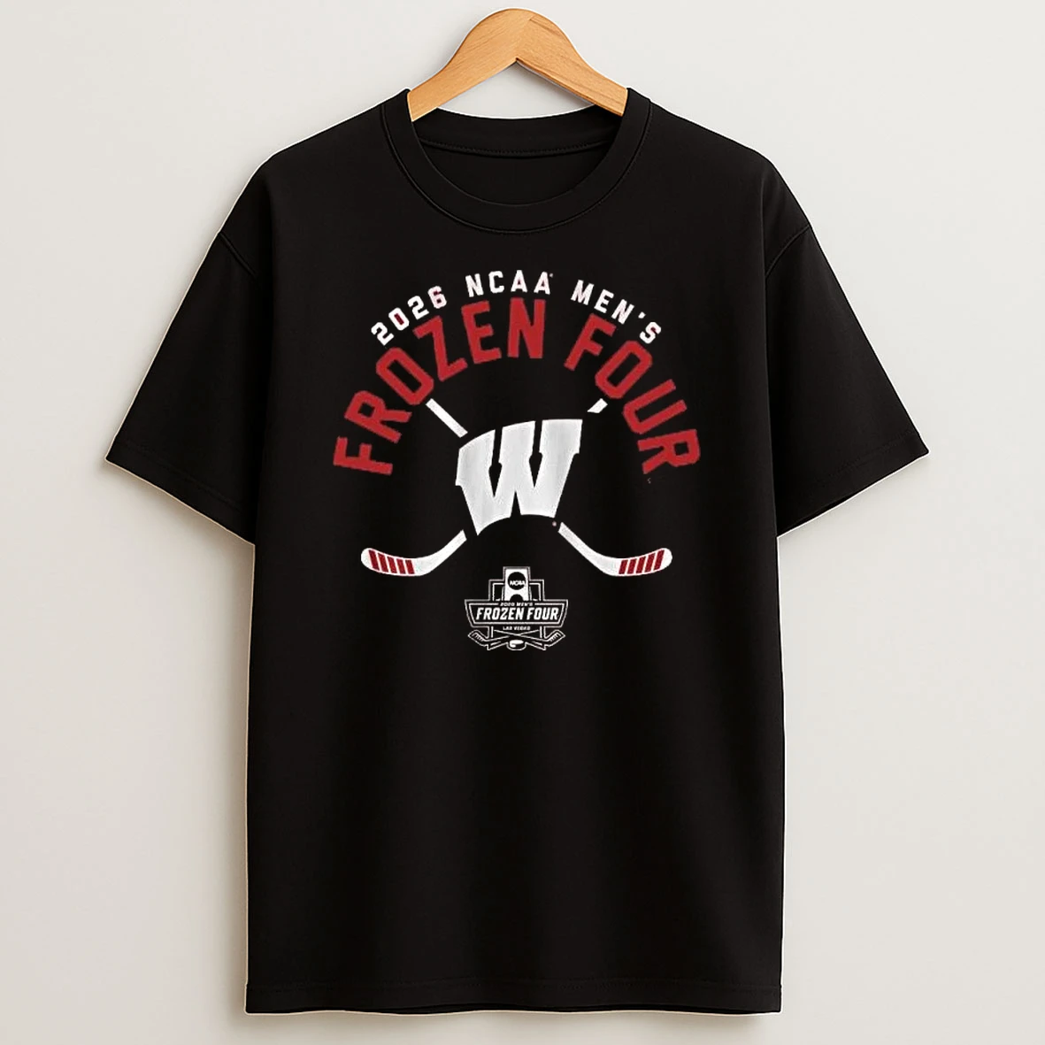 Wisconsin Mens Hockey 2026 Frozen Four Bound Shirts