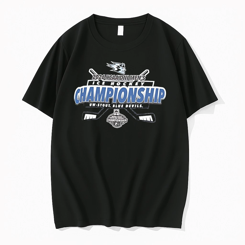 Wisconsin%ce%b3costout Blue Devils 2026 Division Iii Mens Ice Hockey Championship Shirts