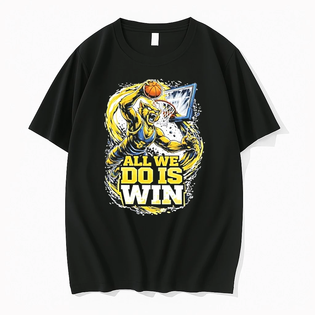 Wolverines Basketball All We Do Is Win Mascot Shirts