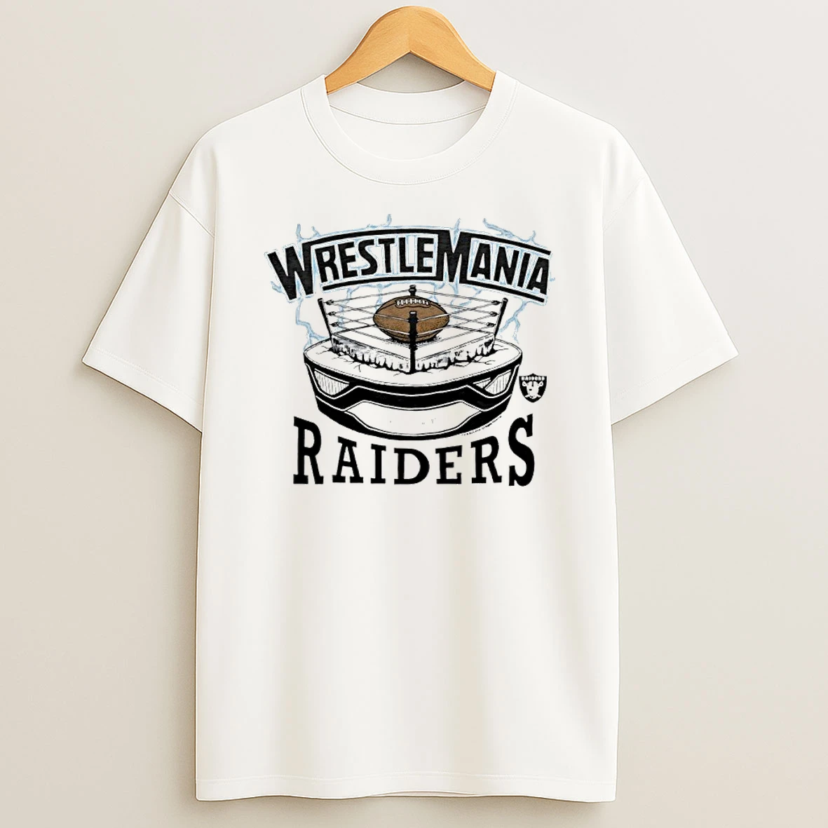 Wrestlemania X Las Vegas Raiders Vintage Shirts