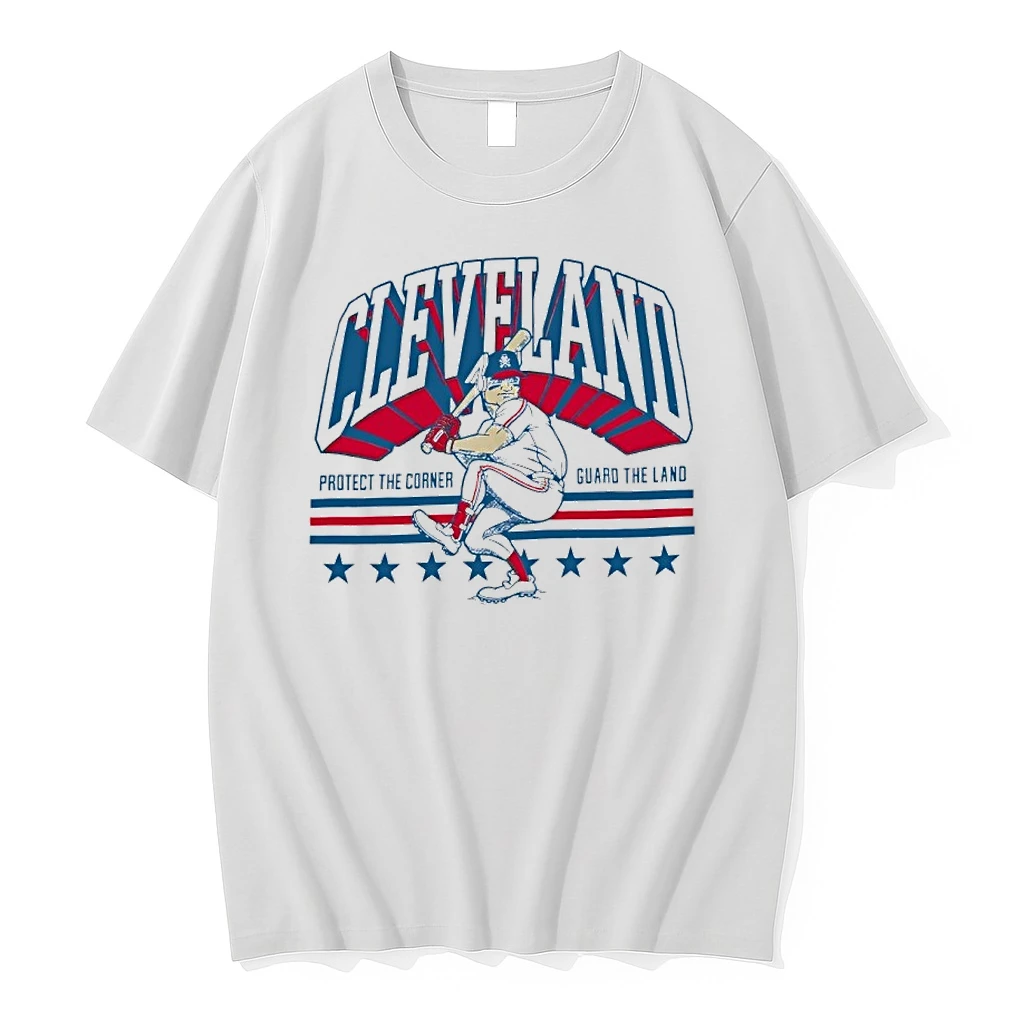 Xlrfpqzf Guardian Cleveland Baseball Protect The Corner Guard The Land Shirts