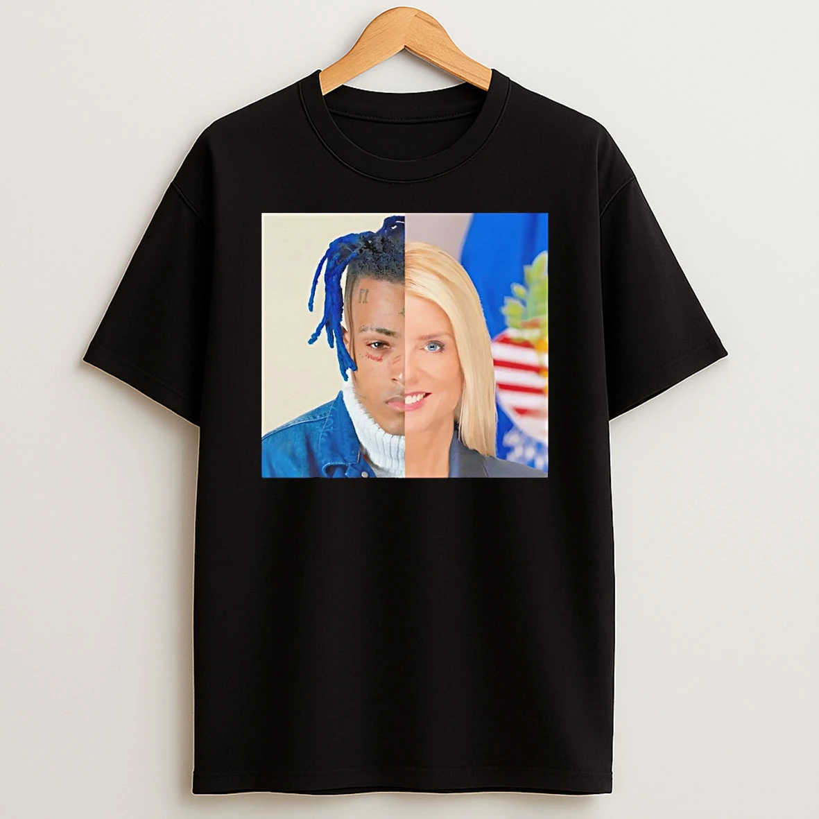 Xxxtentacion X Pam Bondi Half Face Vintage Shirts