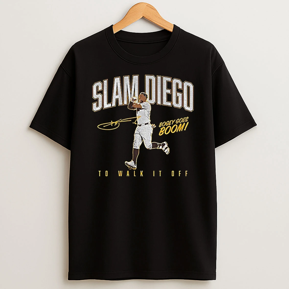 Xander Bogaerts San Diego Padres Mlb Baseball Slam Diego To Walk It Off Bogey Goes Boom Signature Shirts