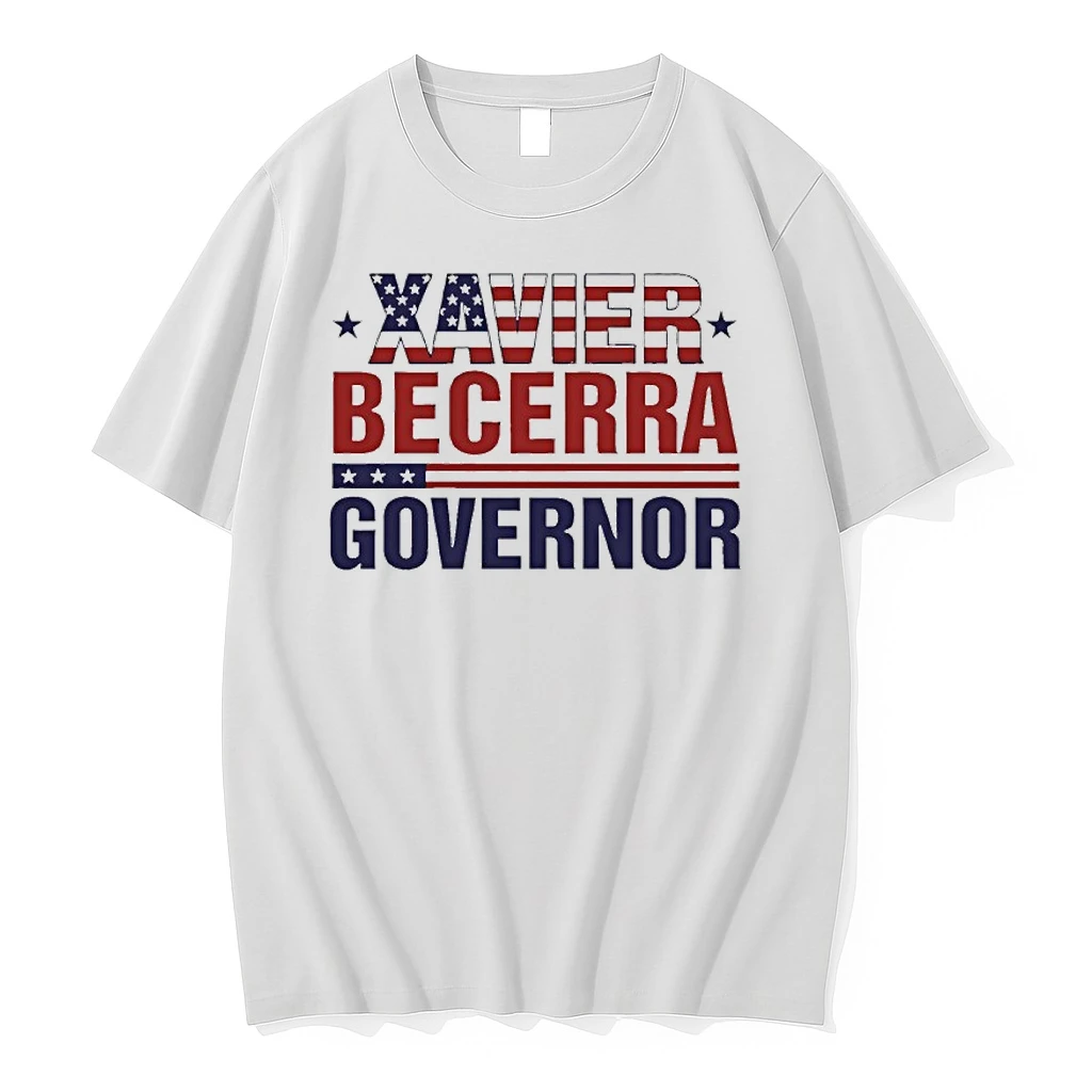 Xavier Becerra Governor California 2026 American Flag Shirts
