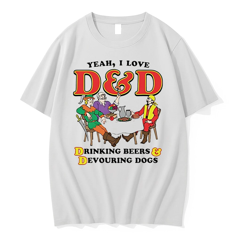 Yeah I Love D And D Drinking Beers And Devouring Dogs Shirts