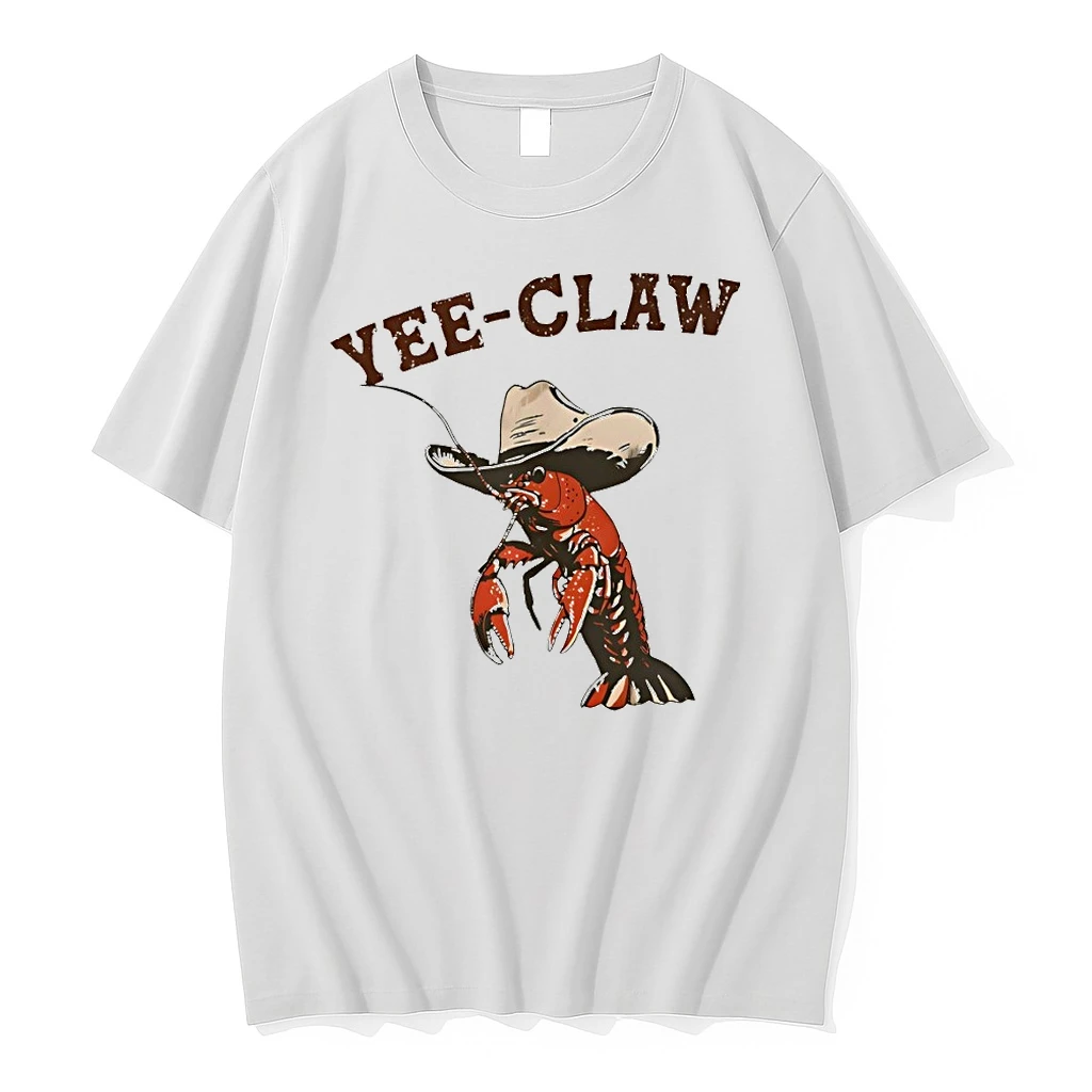 Yee Claw Lobster Cowboy Western Crawfish Meme Shirts