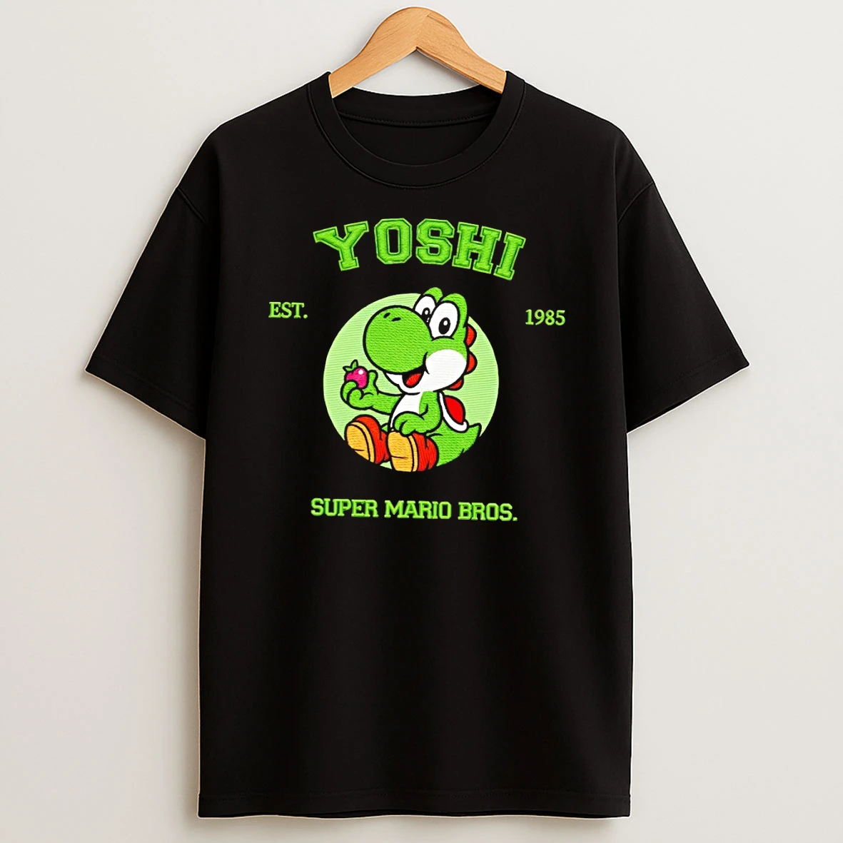 Yoshi Nintendo Super Mario Bros Est 1985 Shirts