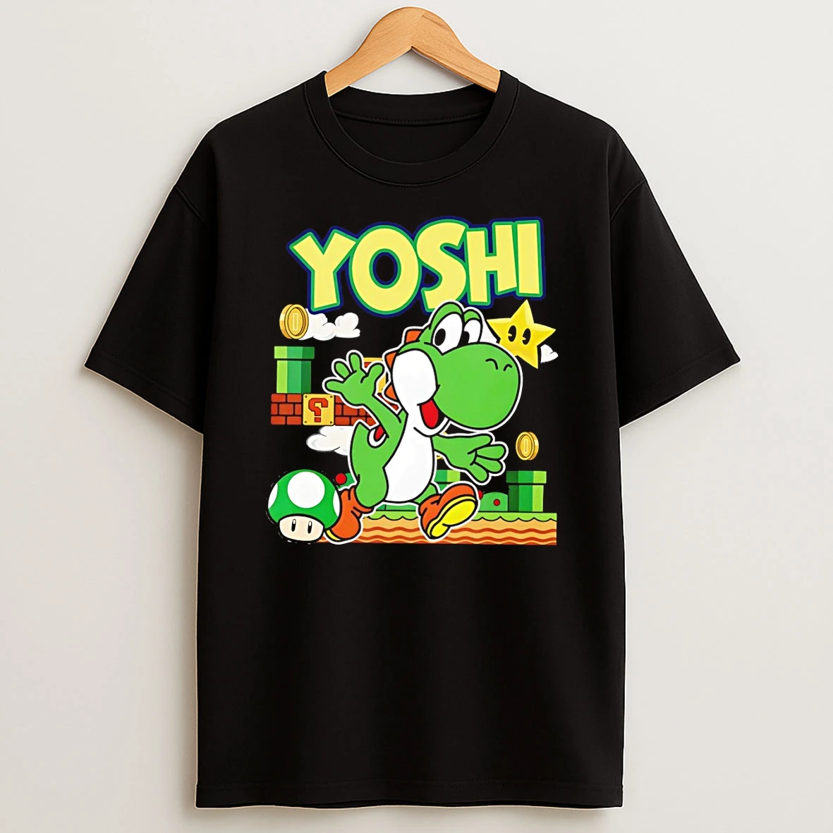 Yoshi Super Mario Bros Game Meme Shirts