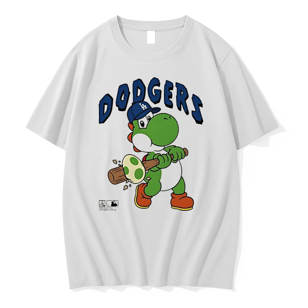 Yoshi Super Mario Yoshinobu Yamamoto Los Angeles Dodgers Baseball Cap Mlb 2026 Meme Shirts