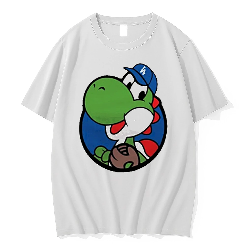 Yoshinobu Yamamoto 18 Baseball Super Mario Dodgers Fan Shirts
