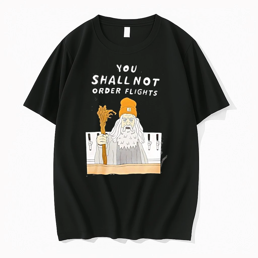You Shall Not Order Flights Wizard Shirts