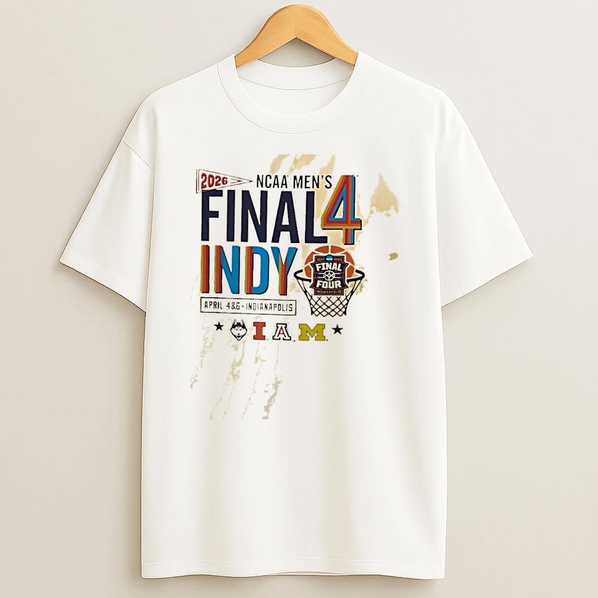 Enskh87v 2026 Ncaa Mens Final Four Indy Logos Graphic Shirts