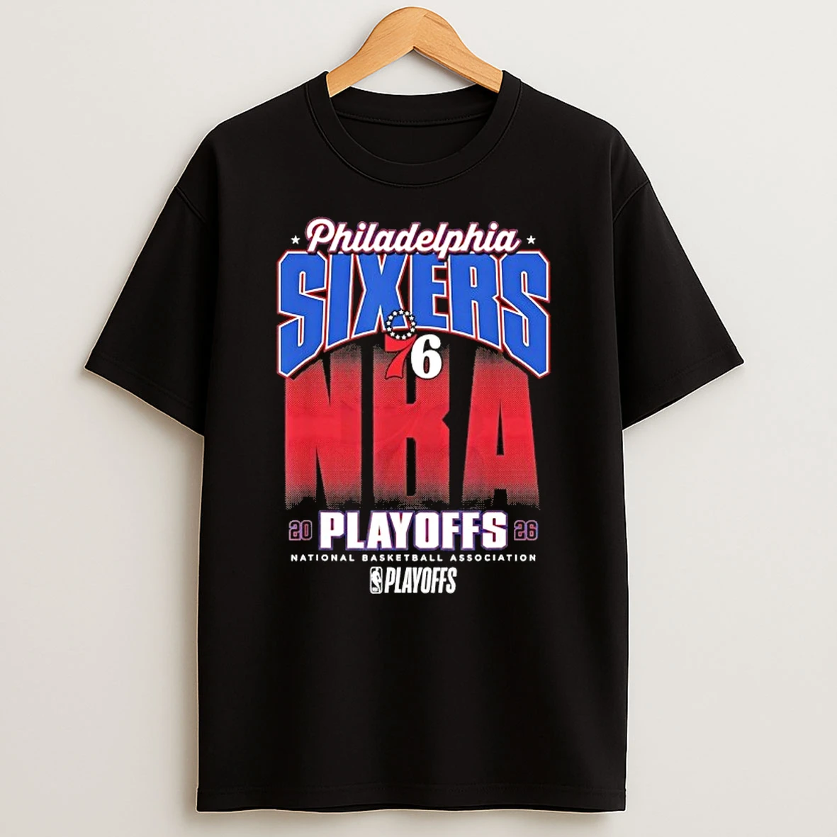 V3n5pvrl Nba 2026 Playoffs Philadelphia 76ers Fade Shirts