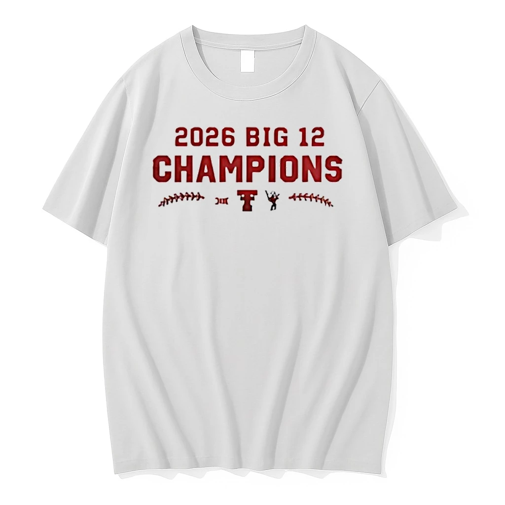 2026 Big 12 Conference Champions Texas Tech Softball Shirts
