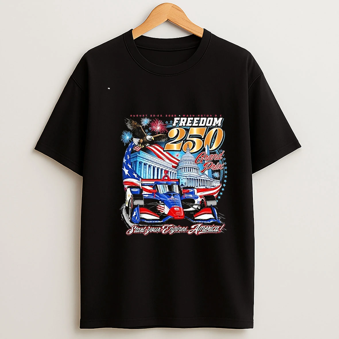 2026 Freedom 250 Grand Prix Start Your Engines America 00 Shirts