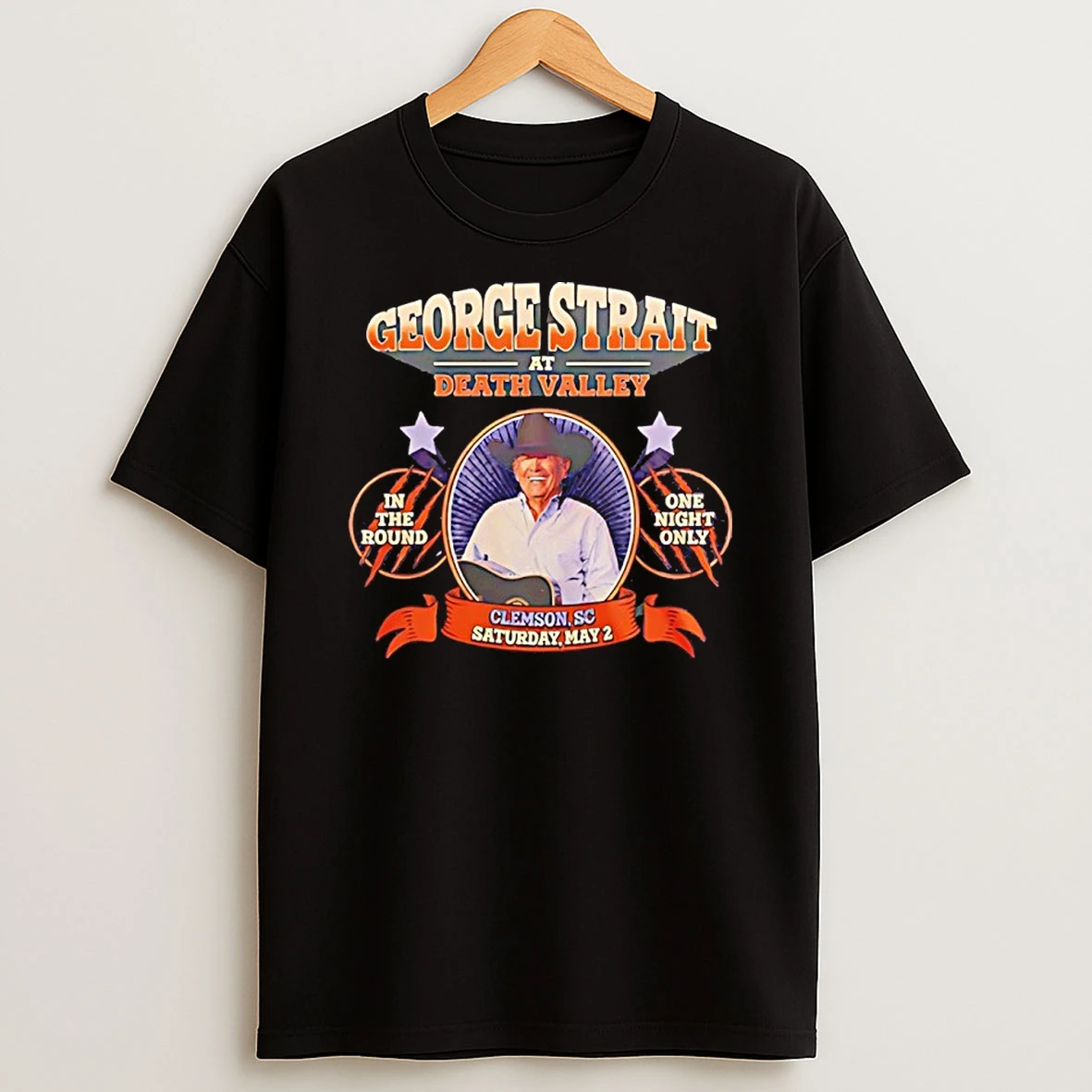 24twq1cb George Strait At Death Valley In The Round One Night Only Shirts
