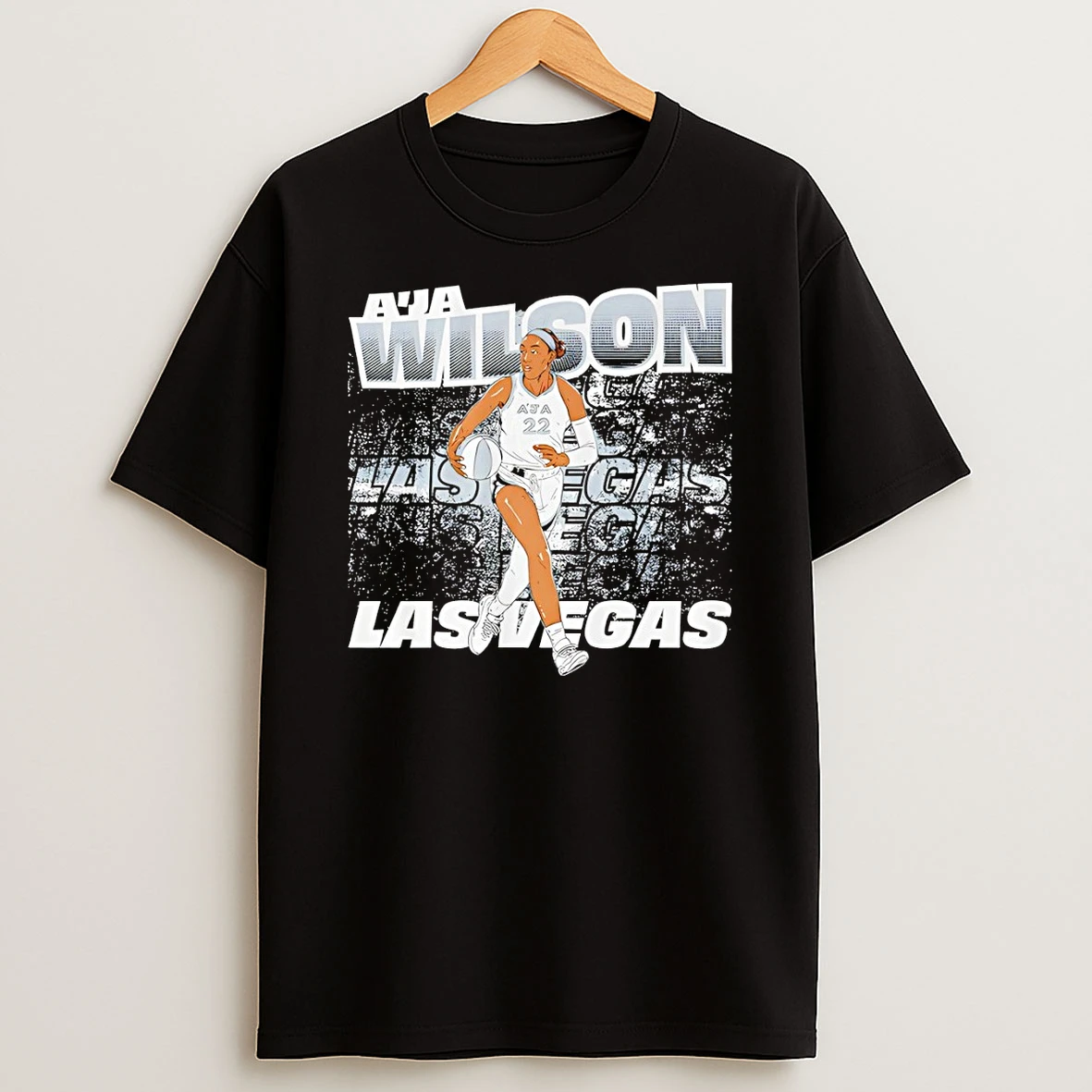 Aja Wilson Street Ball Wnba Star Shirts
