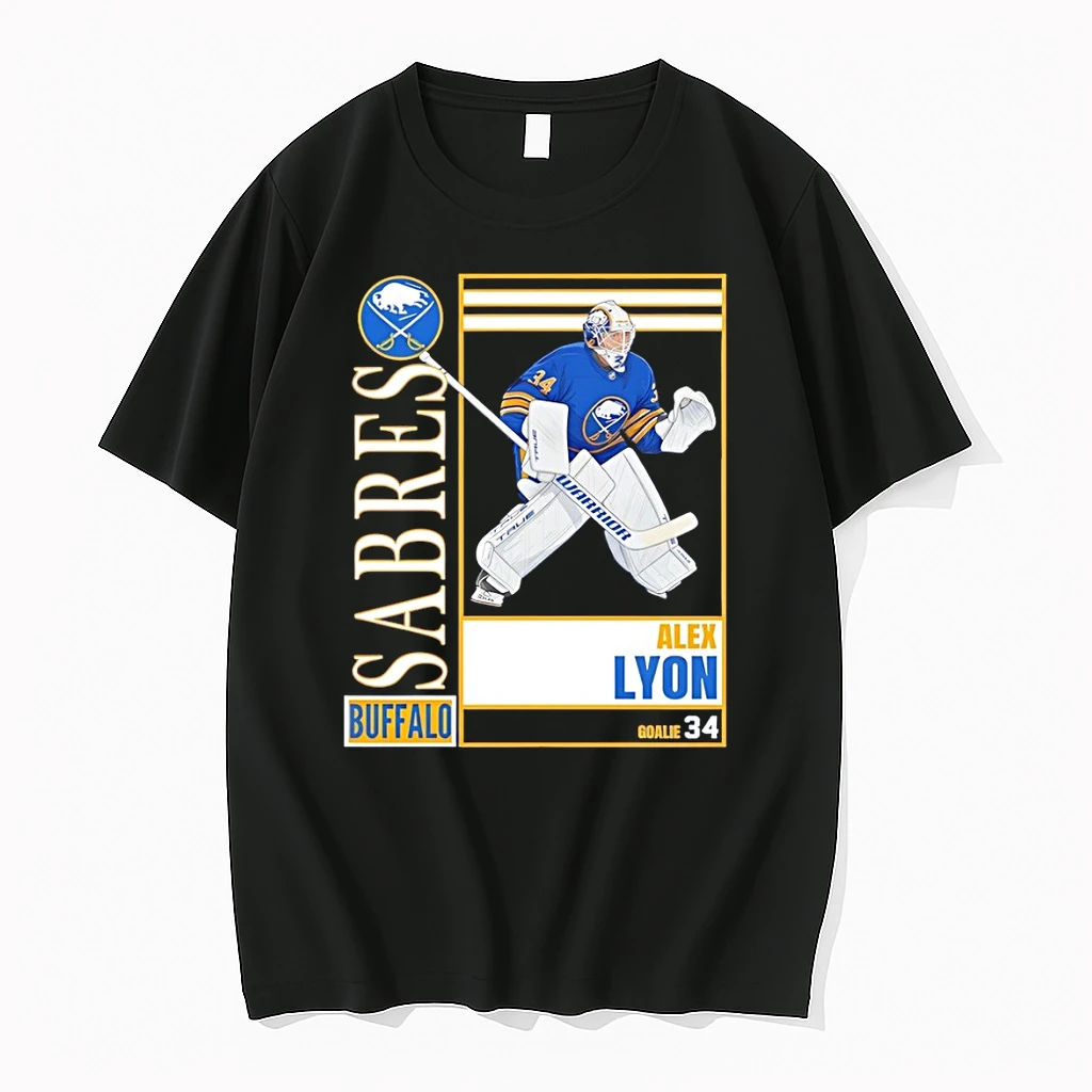 Alex Lyon Buffalo Sabres Goalie 34 Hockey Nhl 2026 Shirts