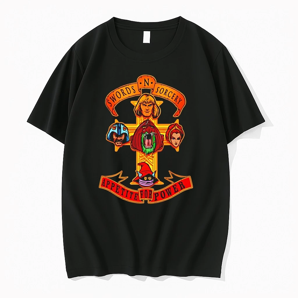 Appetite For Power Masters Of The Universe In The Style Of Guns N Roses Appetite For Destruction Shirts