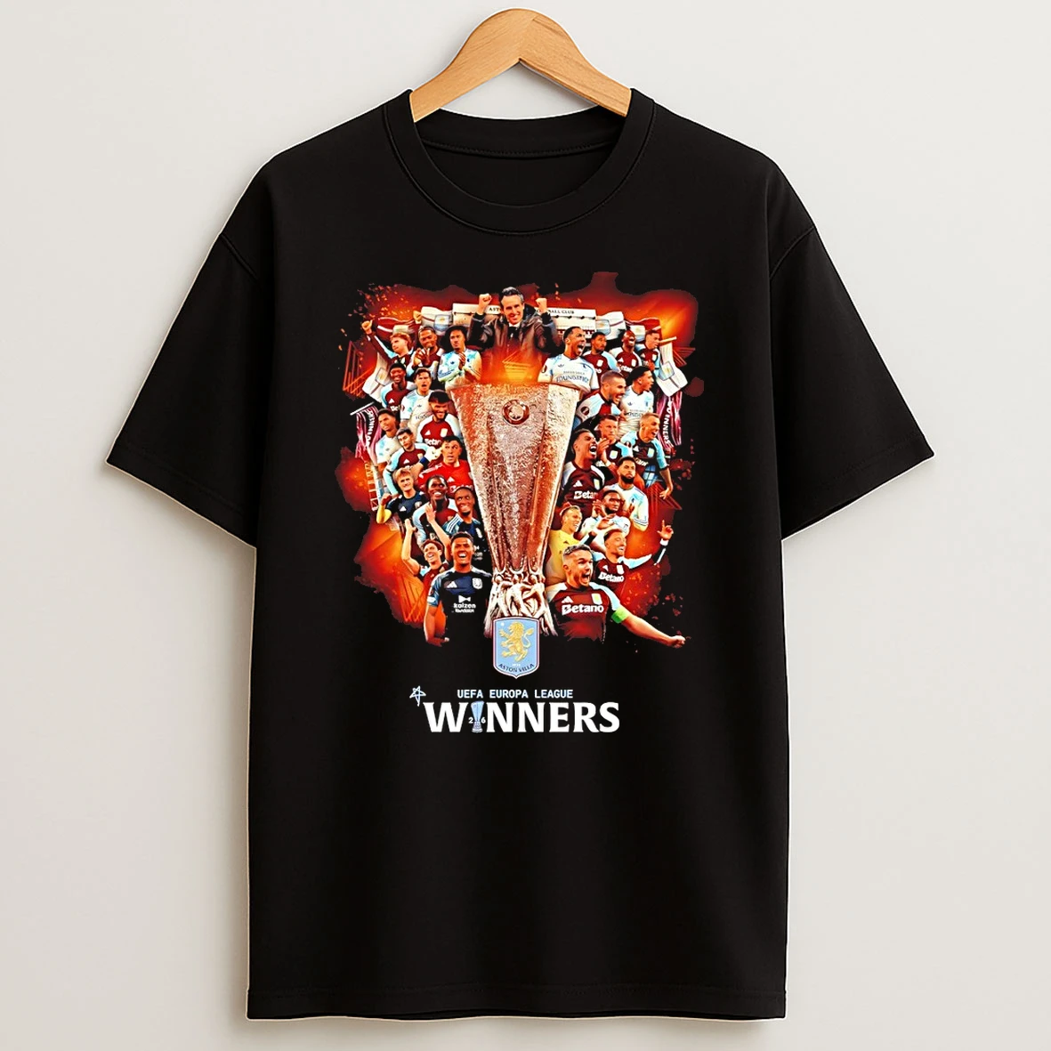 Aston Villa Fc Uefa Europa League Winner 2025 2026 Shirts