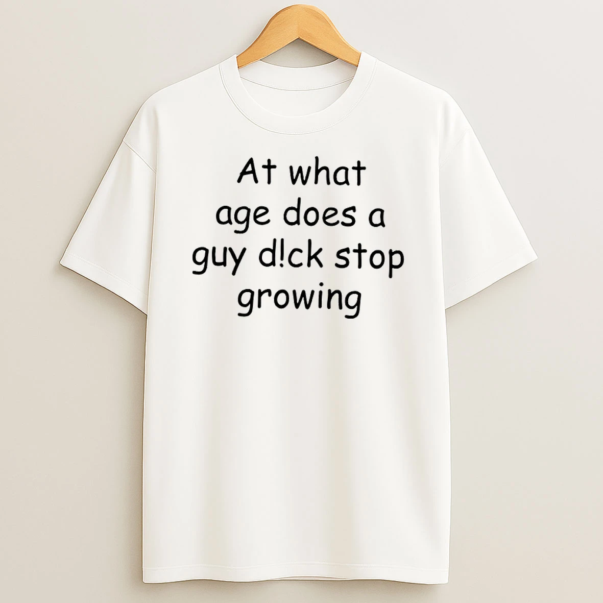At What Age Does A Guy Dick Stop Growing Shirts