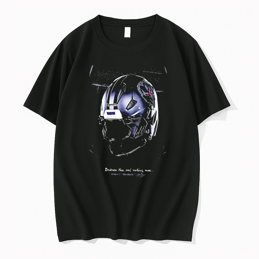 Baltimore Ravens Darkness There And Nothing More Helmet Quote Shirts