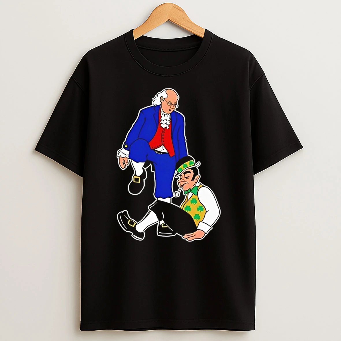 Ben Franklin Sixers Philadelphia 76ers Kicking Boston Celtics Suck 2026 Shirts