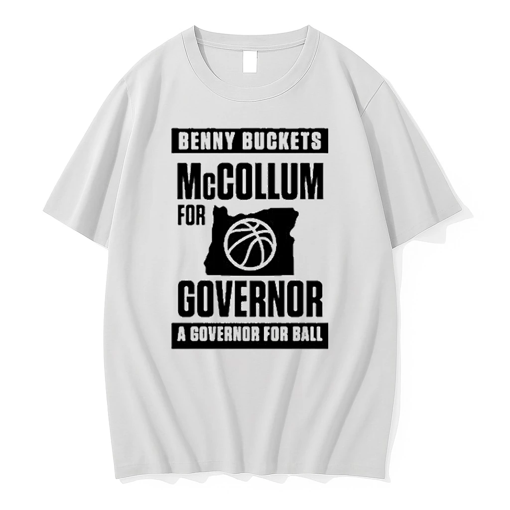 Benny Buckets Mccollum For Governor A Governor For Ball Tour 2026 Shirts