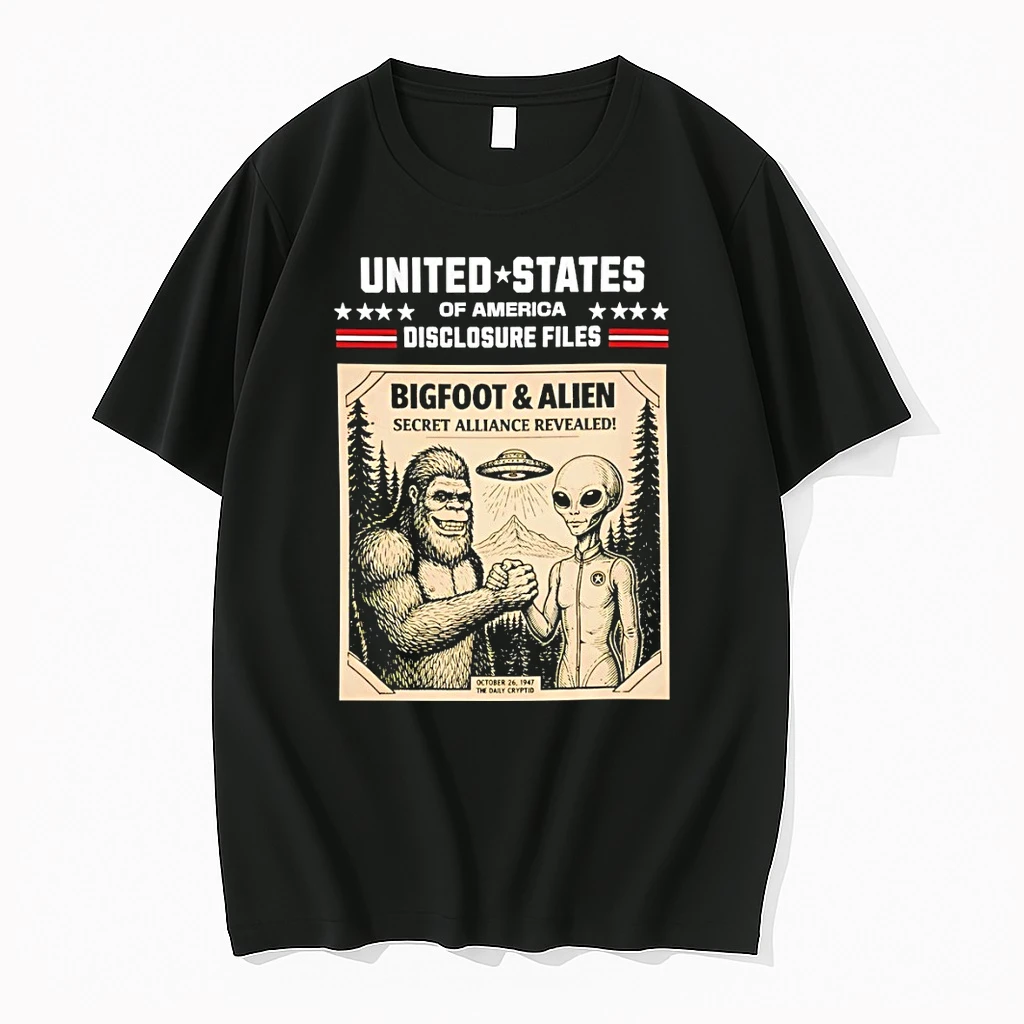 Bigfoot Ufo United States Of America Disclosure Files Secret Alliance Revealed Shirts