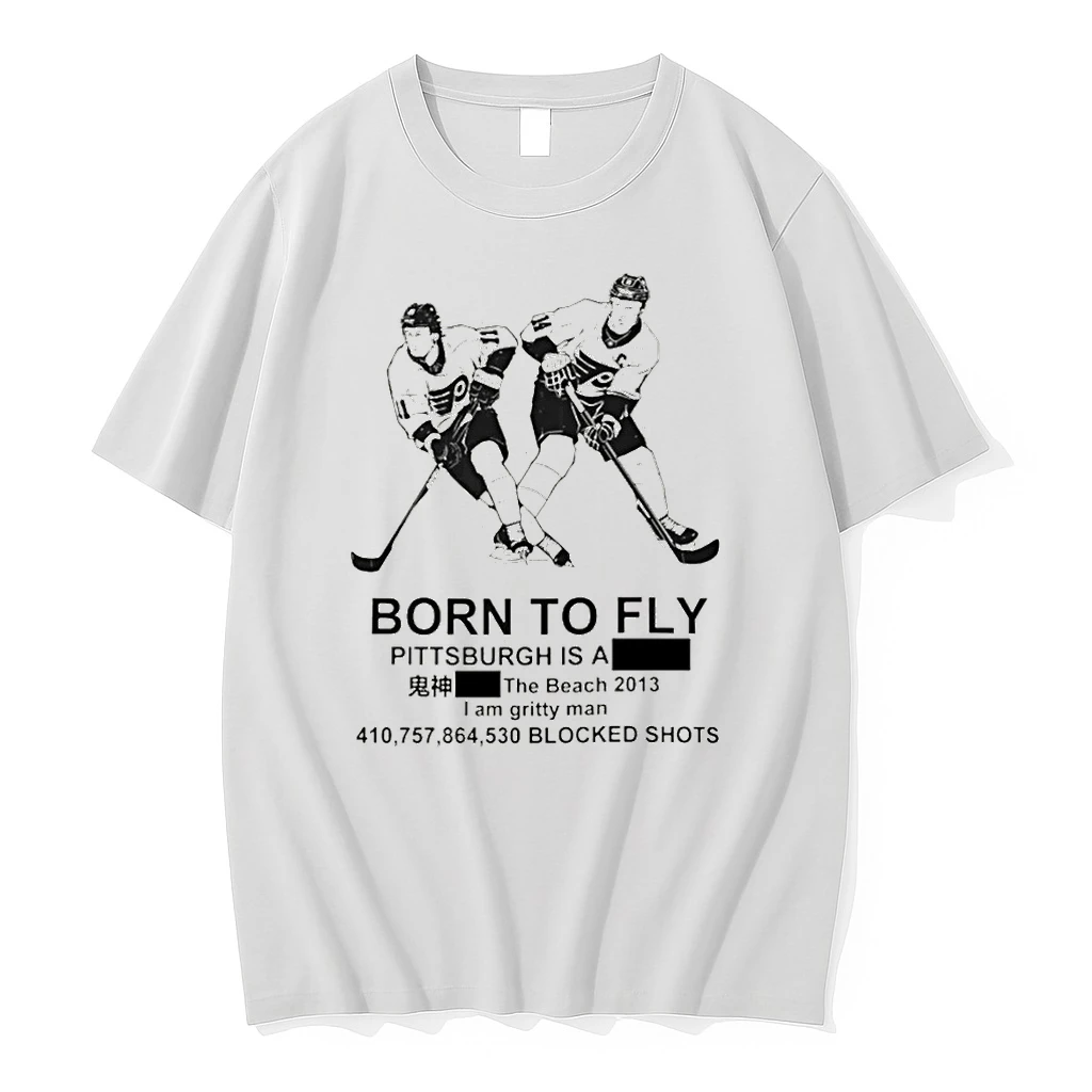 Born To Fly Philadelphia Hockey Bootleg Style Shirts